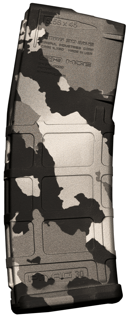 Weapon Works PMAG GEN M2 MOE 30rd Polymer Silver Granite Fits AR M4 5.56 NATO