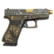 Glock G43X Custom 9mm Luger 3.4in 10rd Gold Finish