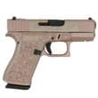 Glock G43X 9mm Luger 3.4in 10rd Rose Gold Pink Engraved RMR Cut