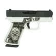 Glock G43X 9mm Luger 3.4in Barrel 10rd White Cerakote Sugar Skull Grip