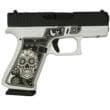 Glock G43X 9mm Luger 3.41in 10rd White Sugar Skull Cerakote