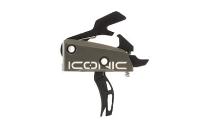 Rise Armament T22Grn Two Stage Curved Trigger 2 lb Draw Green Ar15 Ar10