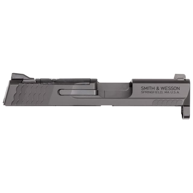 Smith & Wesson Slide Assembly Shield Optic Ready 9mm Stainless Steel White Dot Sights