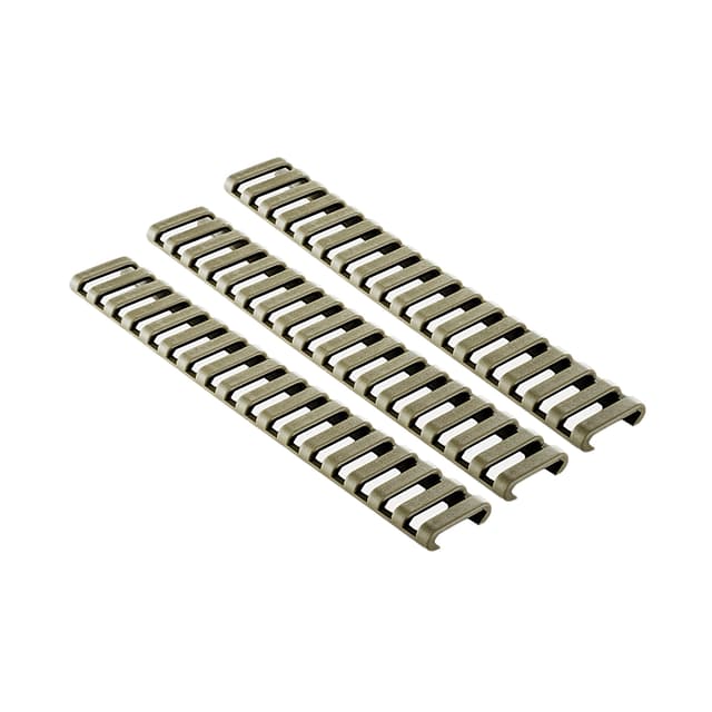 Ergo Grips 1373De Lowpro Ladder Rail Covers 18 Slot Dark Earth Rubber 3 Pack