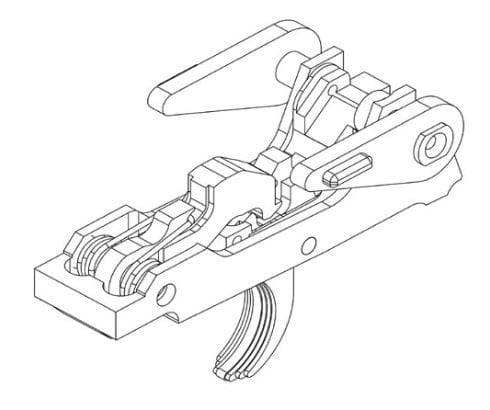 Franklin Armory BFSIII AK-C1 Binary Firing System for most AK platforms - Curved Trigger