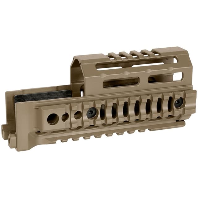 Midwest Industries AK Alpha Quad Rail 6.0" Flat Dark Earth Compatible with AKM