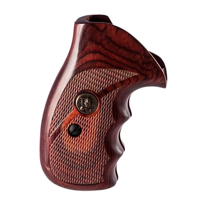 Pachmayr Renegade Grip Checkered Rosewood Laminate Finger Grooves for S&W K/L