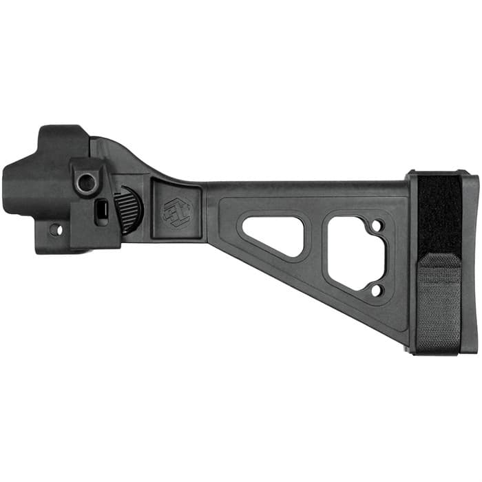 SB Tactical SBT5-01-SB HK Brace SBT5 HK MP5 Elasto-Polymer Black 10.2" L x 1.25" W