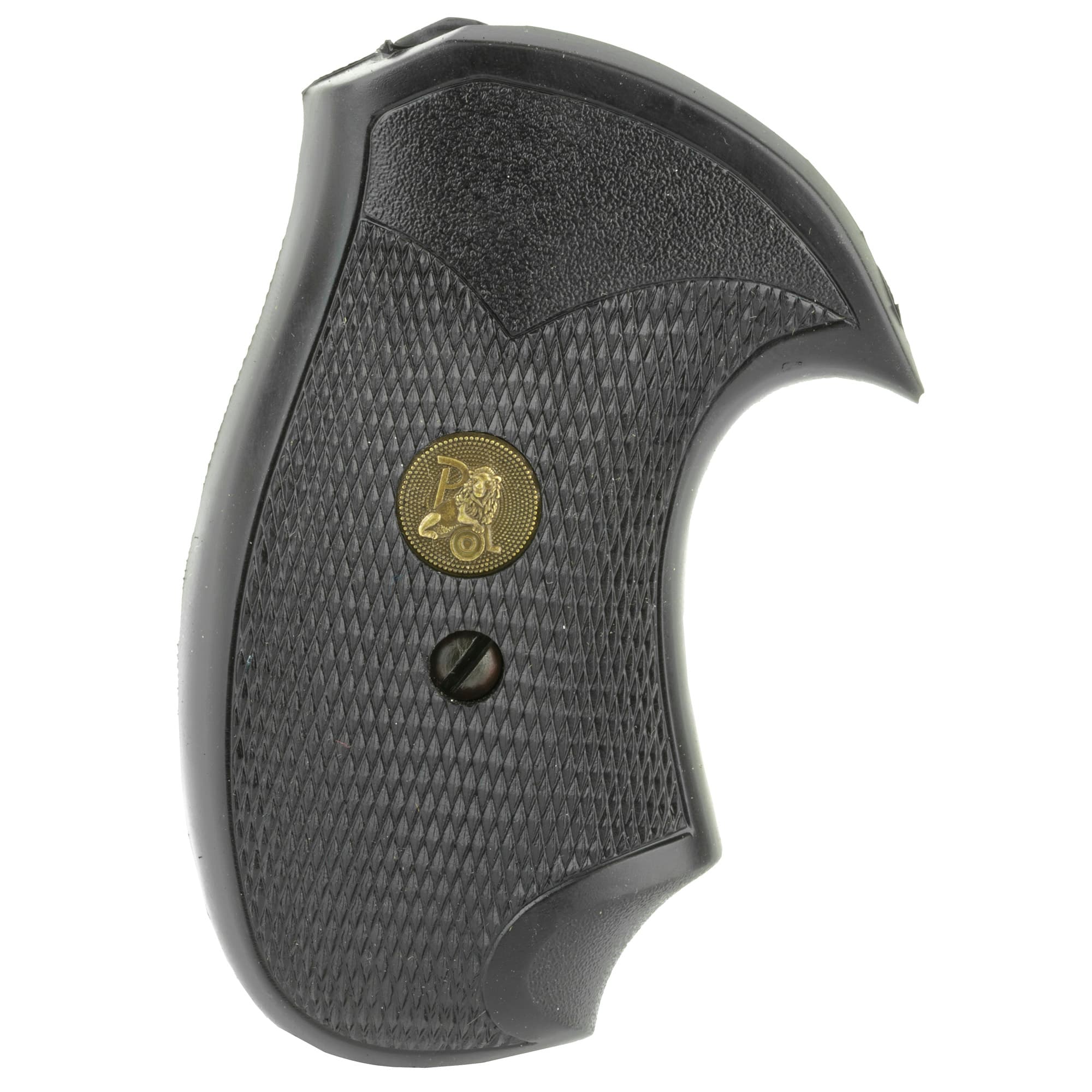 Pachmayr Compact Grip Checkered Rubber with Finger Grooves for S&W J Frame
