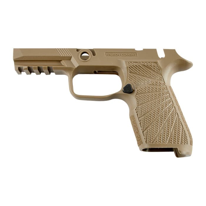 Wilson Combat WCP320 Compact Grip Module Manual Safety Tan for Sig Sauer P320