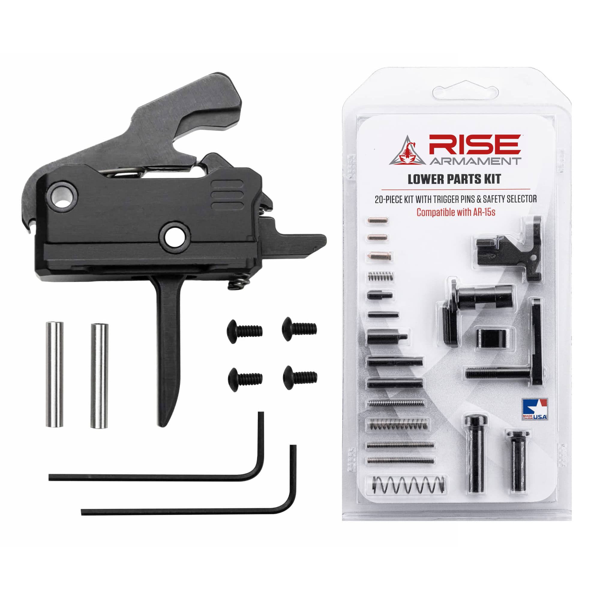 Rise Armament Rave Flat Trigger LPK for AR Style Rifles