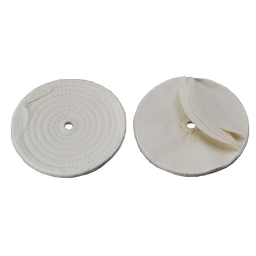 6'' STITCHED MUSLIN WHEEL 1/2'' ARBOR