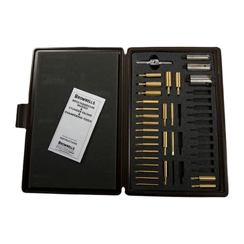 RIFLE MASTER FACING/CHAMFERING SET W/BRASS PILOTS
