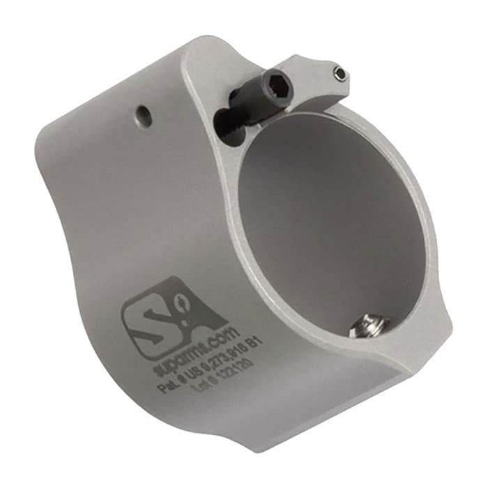 Superlative Arms Ar15 Solid Adjustable Gas Block 936 Stainless Steel