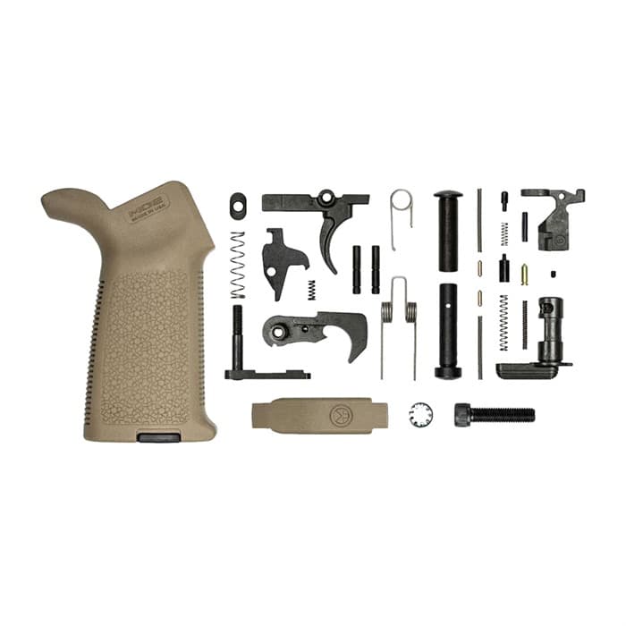 Aero Precision AR15 MOE Lower Parts Kit Flat Dark Earth Anodized Finish