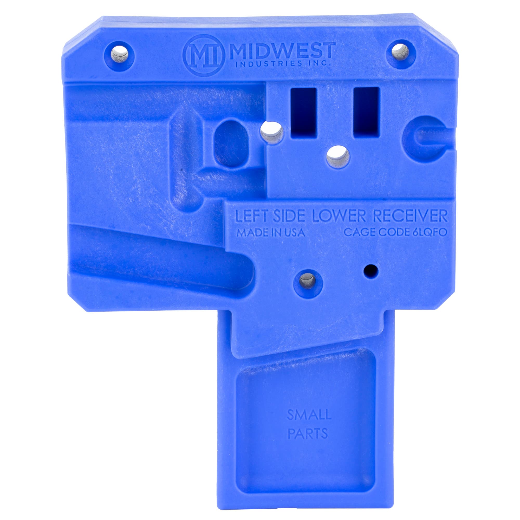 Midwest Industries MILRB Lower Receiver Block Blu Polymer for Mil-Spec AR-15 Lower