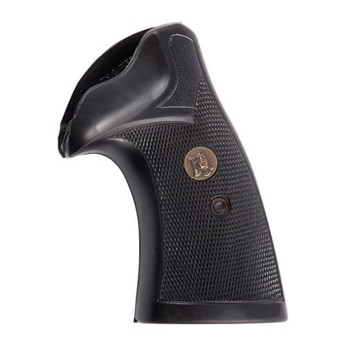 Pachmayr Presentation Grip for SW K L Frame Square Butt Checkered Rubber Medallion