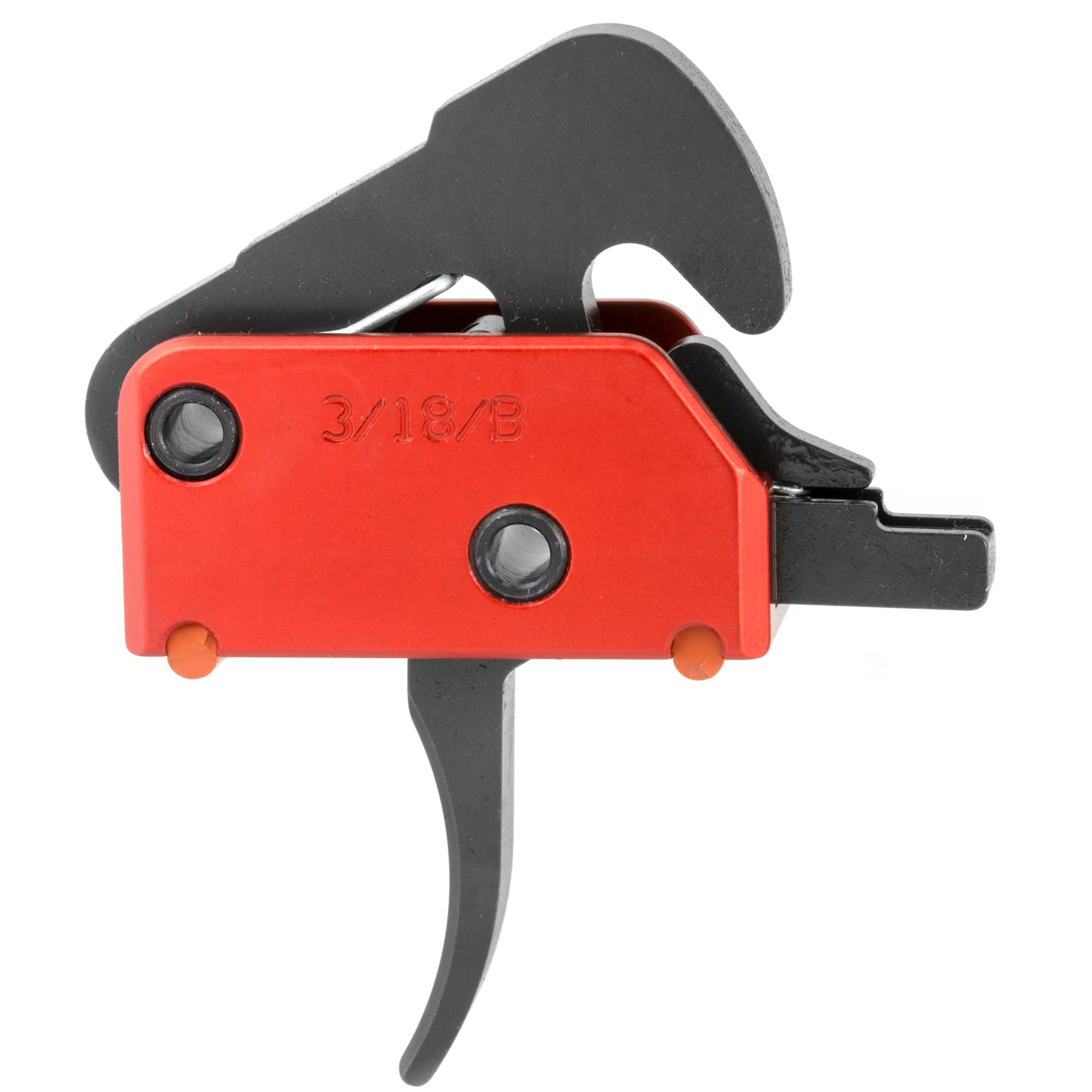 Patriot Ordnance Factory 01509 Two-Stage Curved Trigger Black Red Ar 4.5 lb