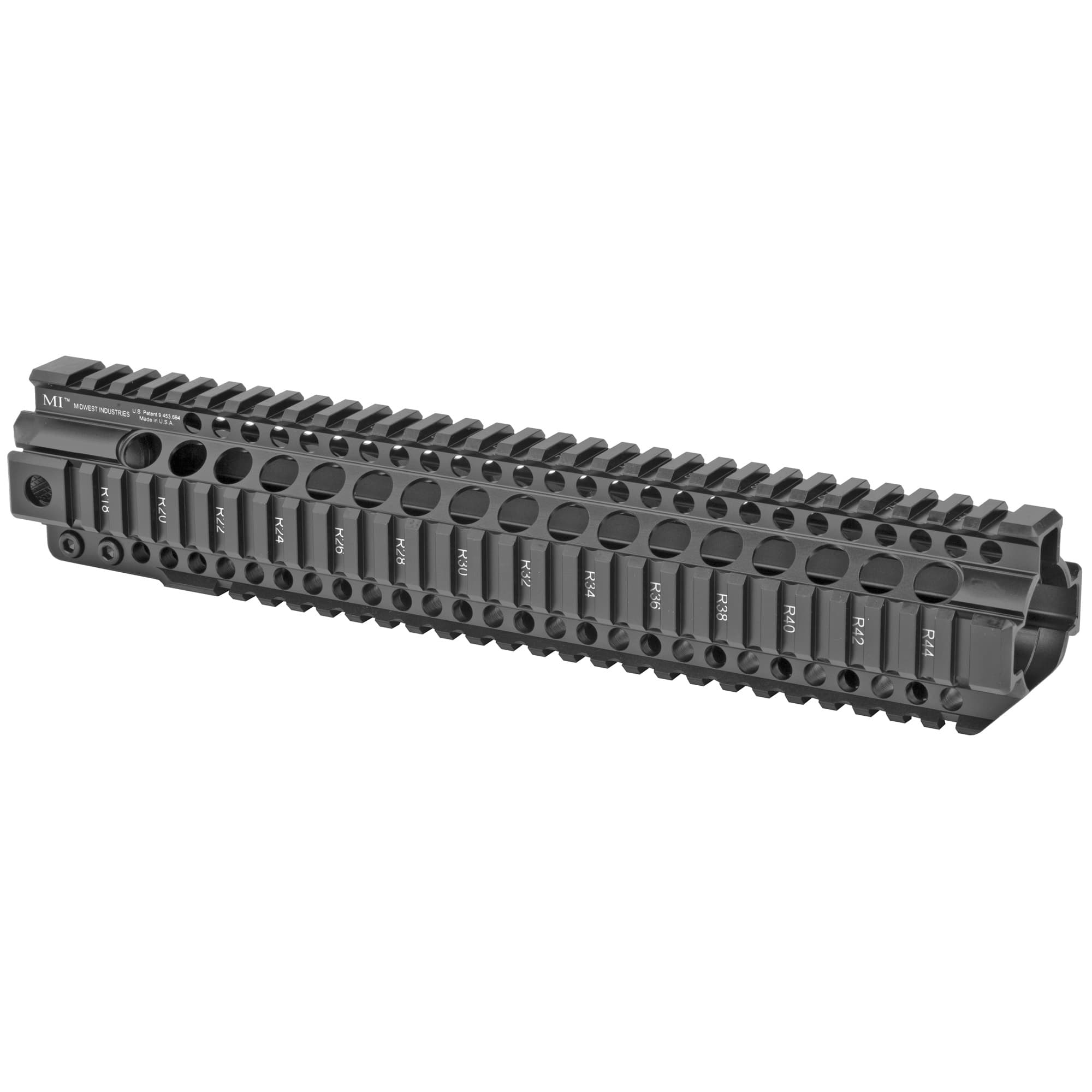 Midwest Industries Combat Rail T-Series AR-15 Handguard 12.625 Inch Aluminum