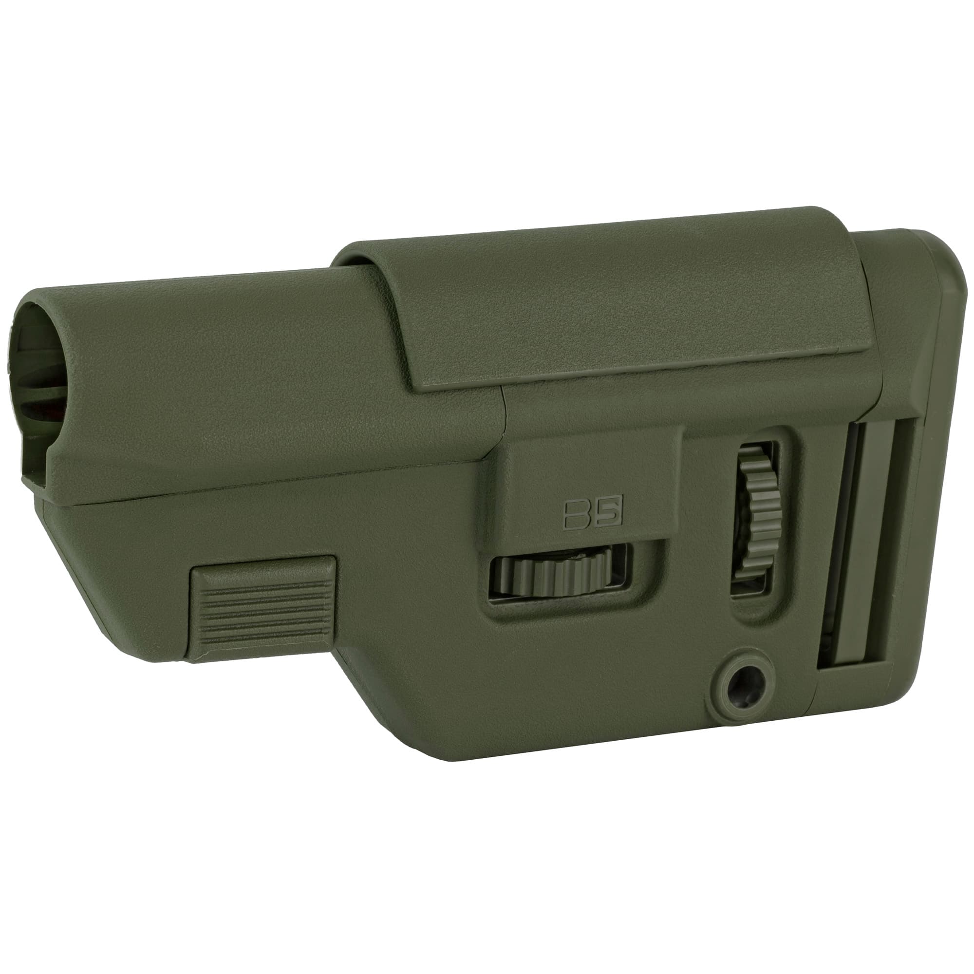 B5 Systems Collapsible Precision Stock Medium OD Green Mil-Spec Compatible