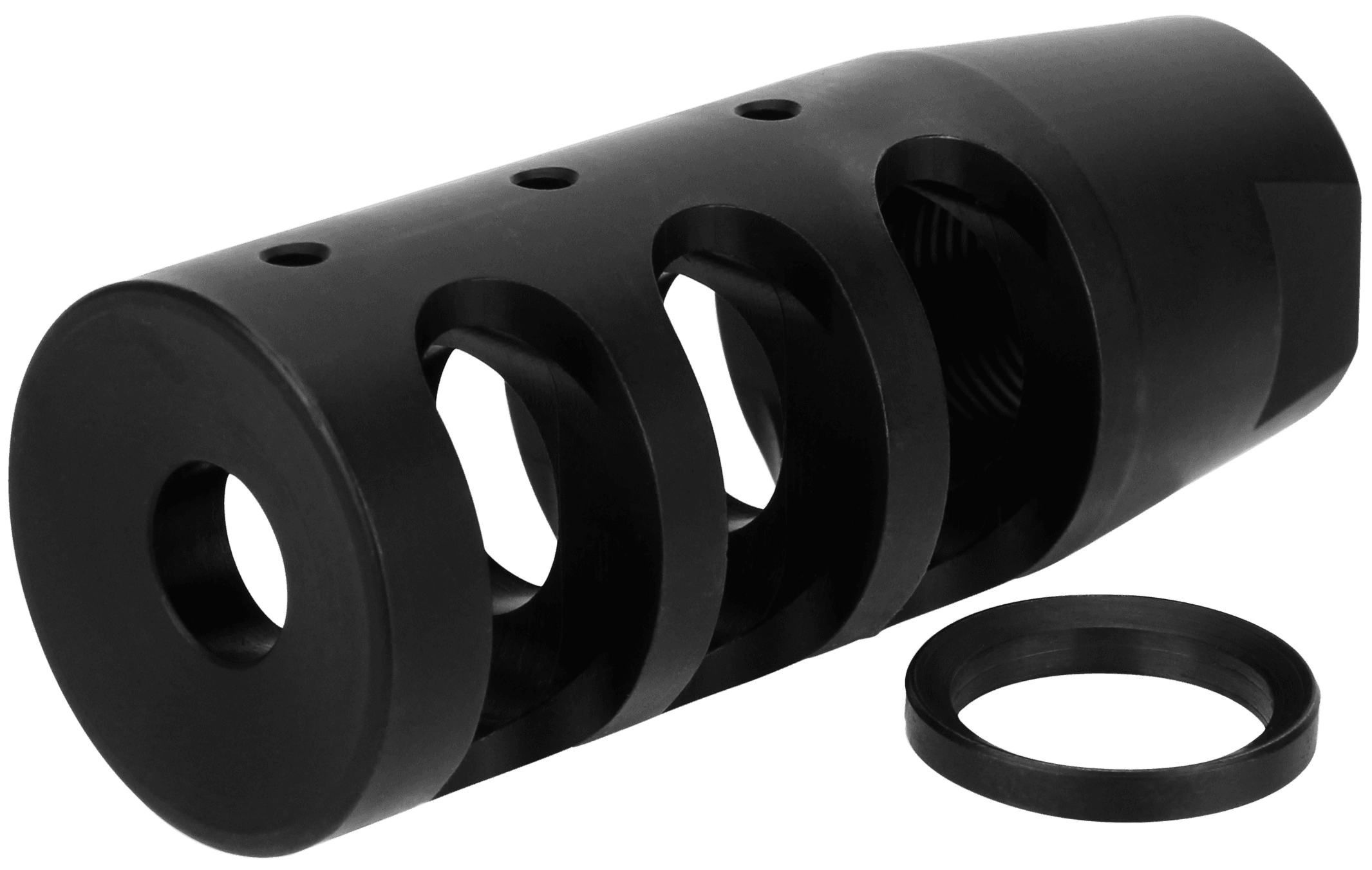 TacFire MZ1002N Compact Compensator 1/2x28 5.56mm AR-15 Nitride Finish