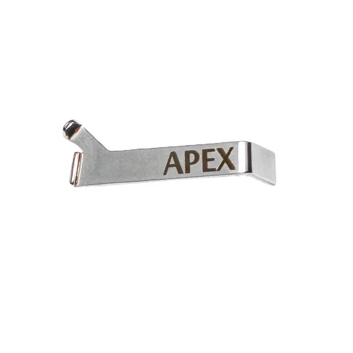 Apex Tactical Performance Connector Compatible with Glock Pistols Silver Metal