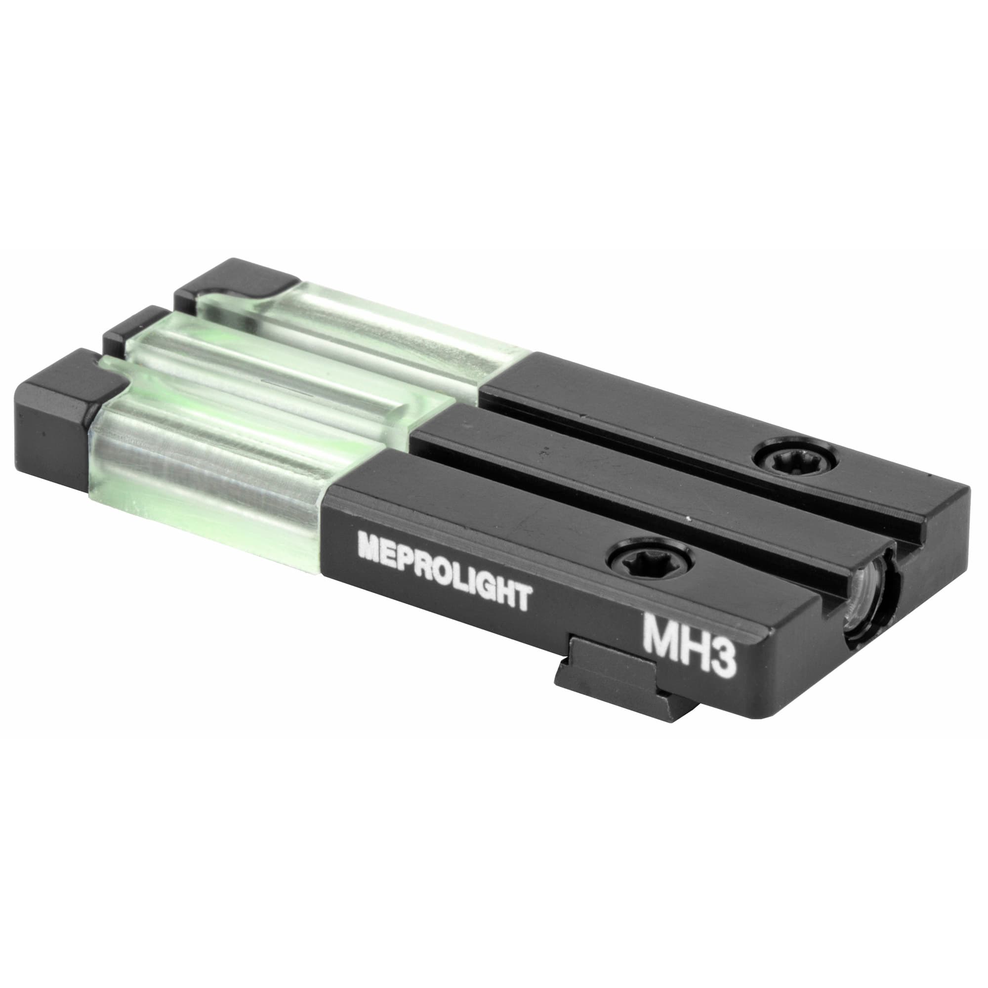 Meprolight Fiber Tritium Bullseye Rear Sight Green for Glock 17/19/22/23