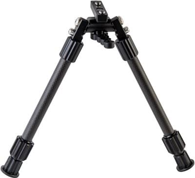 Caldwell 1082223 Accumax Premium M-Lok/Key Mod Bipod 9-13" Black Carbon Fiber