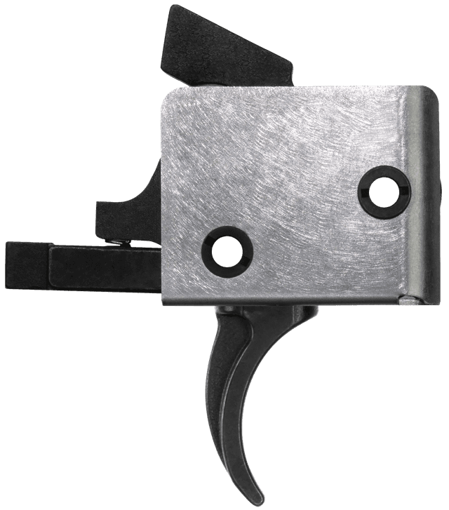 Cmc Triggers 92501 Drop-In Curved Trigger 4-4.5 lb Ar-15 Ar-10 Silver