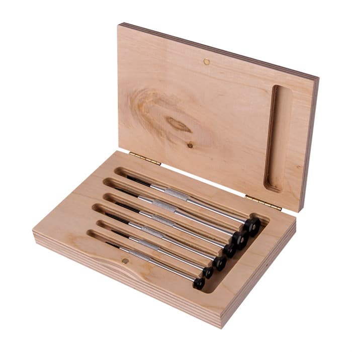 INSTRUMENT SCREWDRIVER SET, ALUMINUM HANDLE