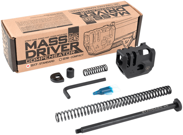 Strike Industries G5MDCOMPS Mass Driver Compensator for Glock 17 Gen 5 9mm Luger