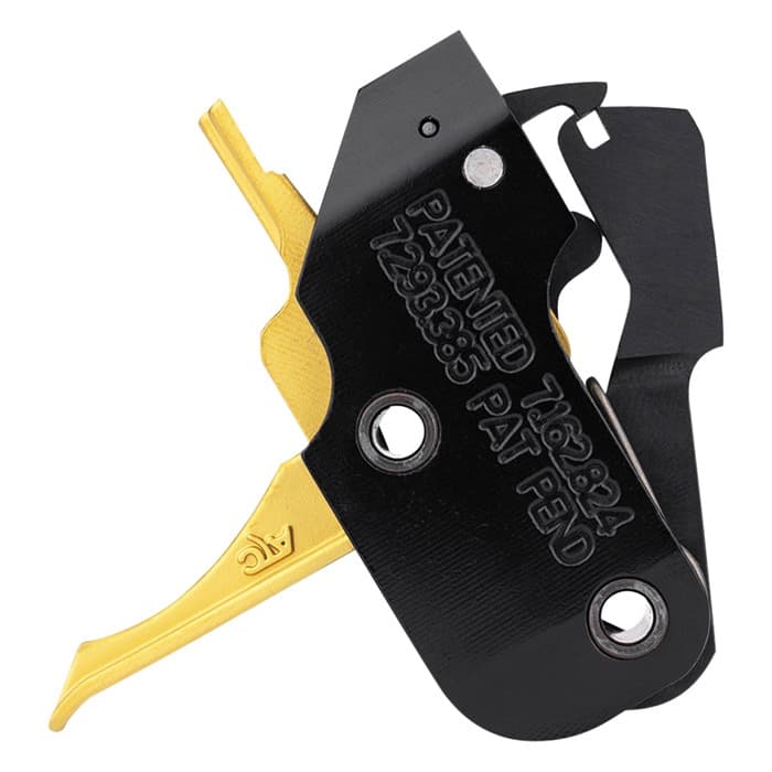 American Trigger Corporation AR .308 Gold Fixed Flat Trigger for AR .308