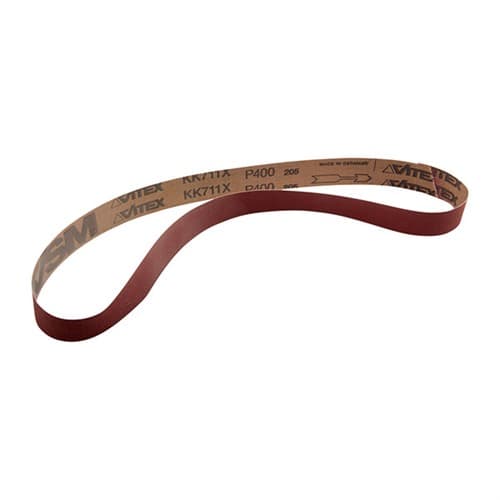 1'' (2.5CM) X 30'' (76CM) SANDING BELT, 400 GRIT