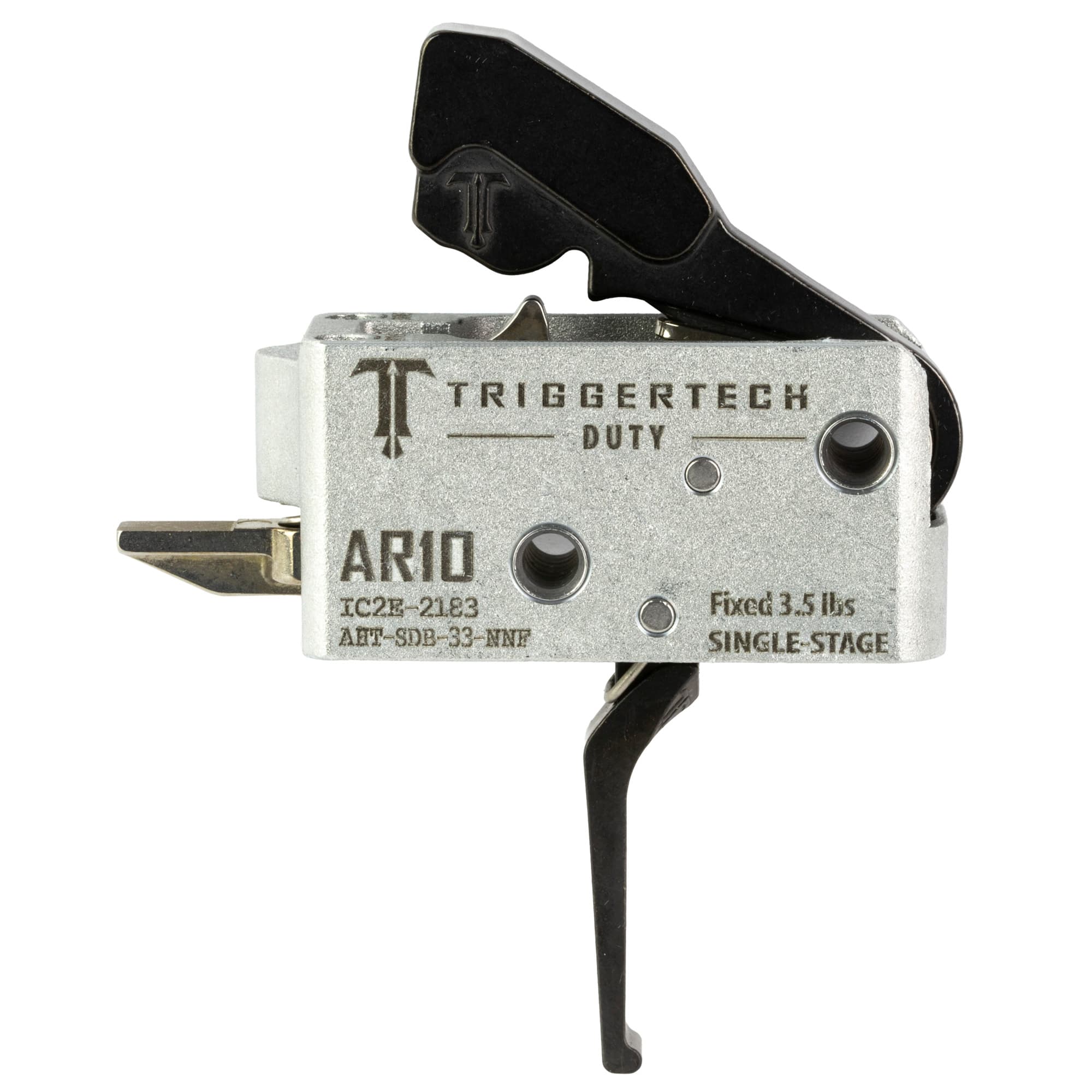 TriggerTech Duty Flat Trigger Single-Stage 3.50 lbs Draw Weight Fits AR-10