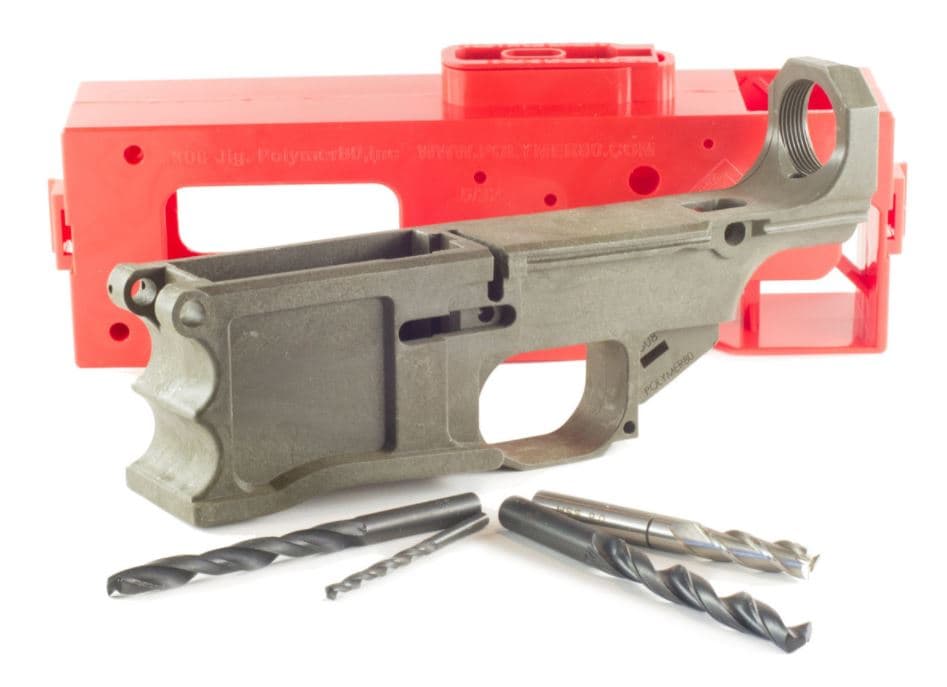 Polymer 80 Warrhog 80% Ar10 Lower Kit Dpms Style OD Green