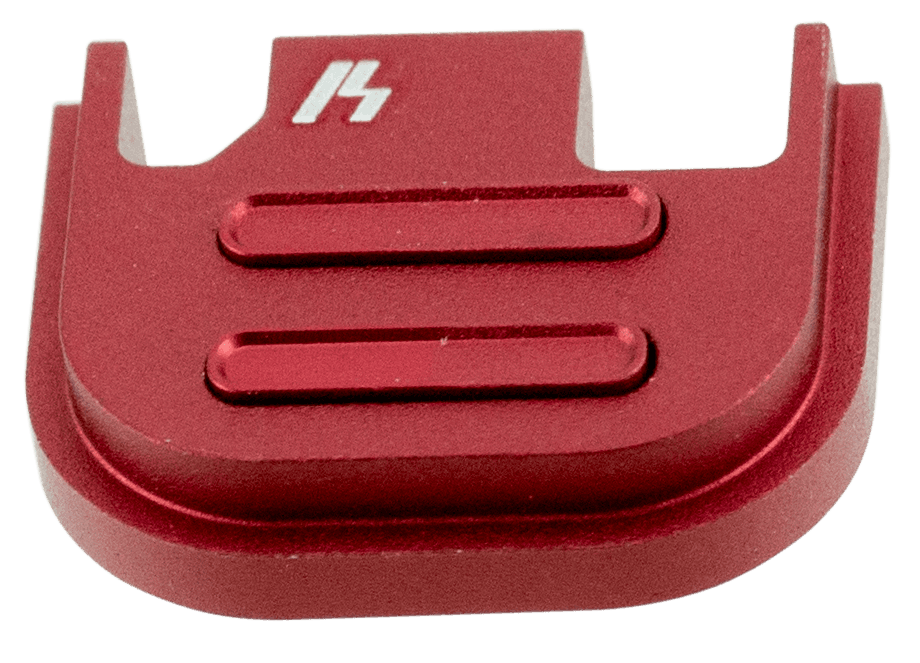 Strike Industries GSPV2RED V2 Slide Cover Plate Compatible with Glock Gen1-4 Red Anodized Aluminum