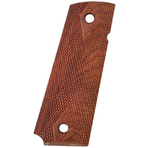 Navidrex Grips 1911 Government Commander Brown Wood Double Diamond Checkered