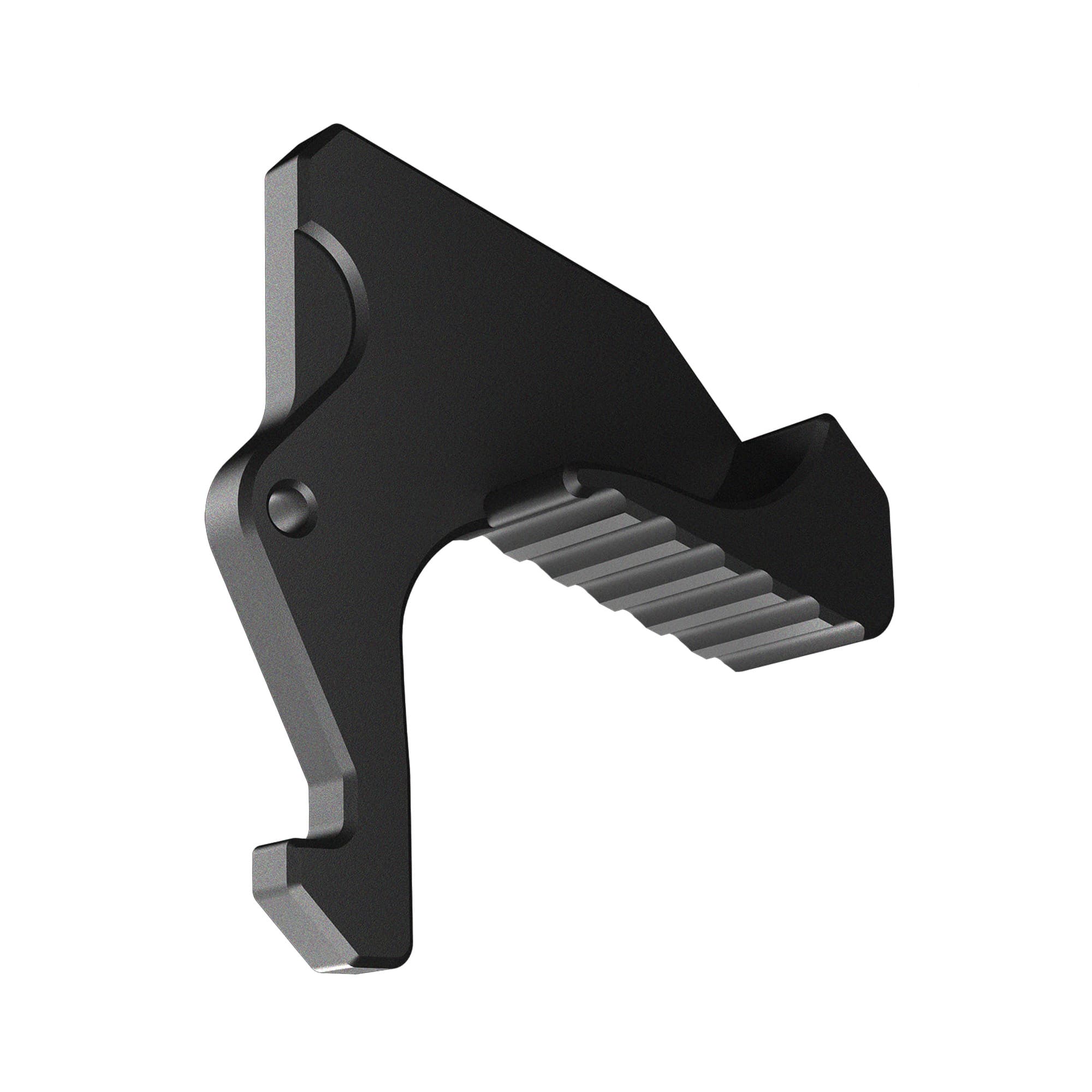 Rise Armament RA212GIBLK Extended Charging Handle Latch RA-212 Black Aluminum fits Mil-Spec AR Charging Handles