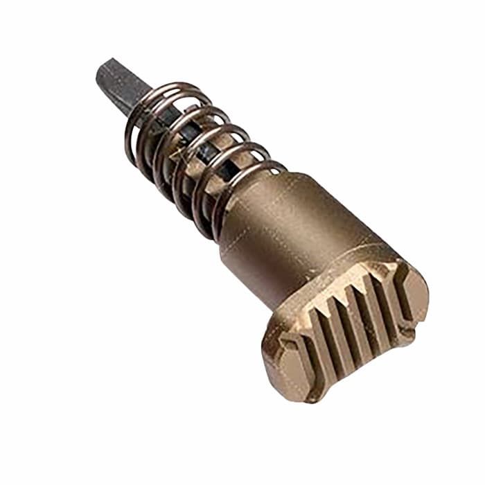 Strike Industries AR-15 Extended Forward Assist Lightweight Low Profile FDE
