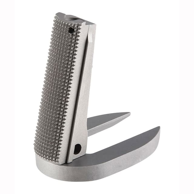 Fusion Firearms 1911 Government Matte Stainless Checkered Mag-Well MSH
