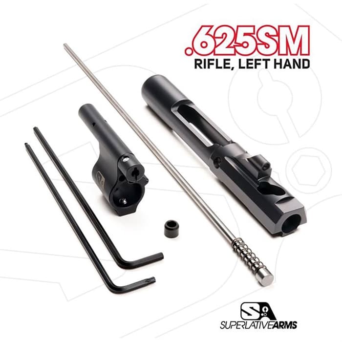 Superlative Arms Ar-15 Adjustable Piston System with 0.625 Inch Gas Block