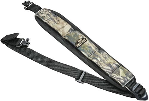 Butler Creek 181017 Comfort Stretch Rifle Sling Mossy Oak Break-Up Country Neoprene w/Non-Slip Grippers Adjustable Design QD Swivels