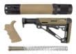 Hogue AR-15 M-16 Kit Flat Dark Earth Beavertail Grip Rifle Length Forend