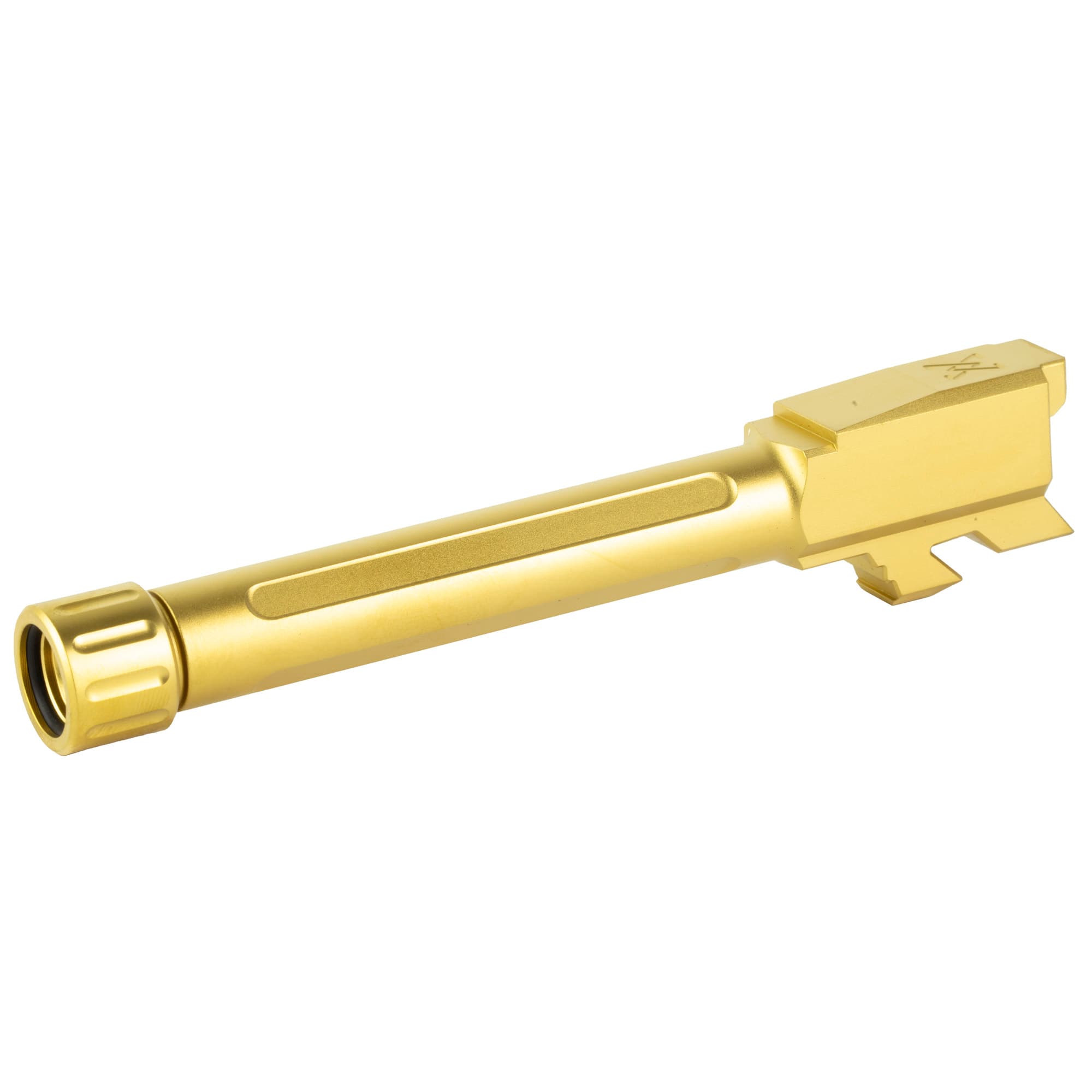 True Precision Gold Titanium Nitride Threaded Barrel for Glock 48 9mm Luger