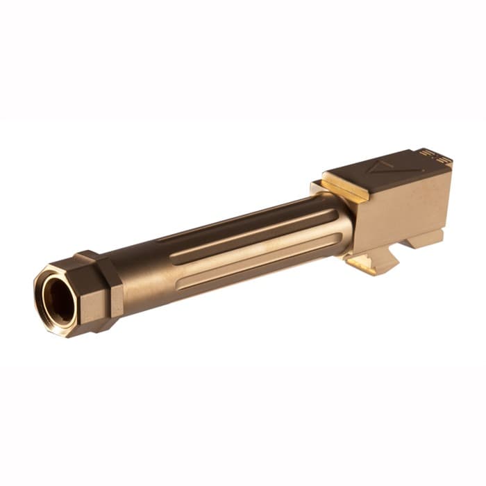 Agency Arms Threaded Mid Line Barrel G19 Titanium Nitride for Glock 19 9mm