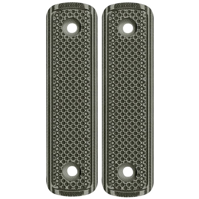 Midwest Industries Lever Stock G10 Straight Grip Gray Black