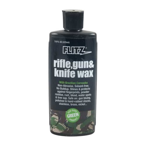 Flitz GW02785 Rifle, Gun & Knife Wax 7.6 oz Cleans/Lubricates/Protects Carnauba, Beeswax