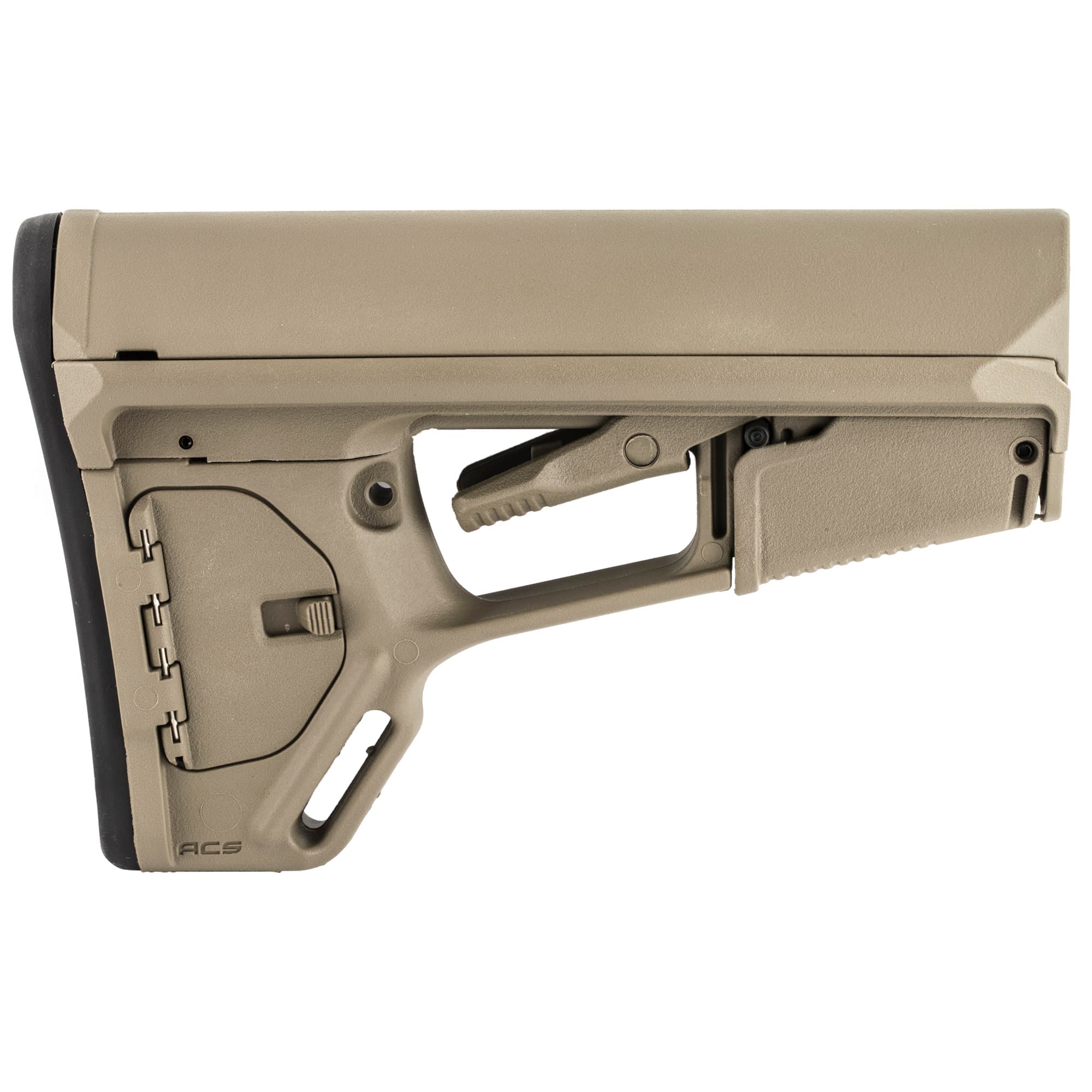 Magpul MAG378-FDE ACS-L Carbine Stock Flat Dark Earth Synthetic for AR-15, M16, M4 with Mil-Spec Tube (Tube Not Included)