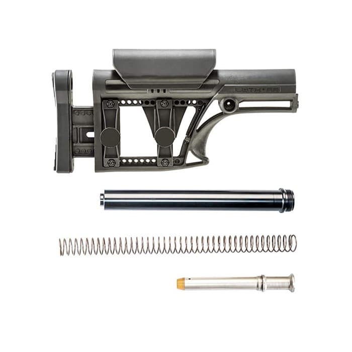 Luth-Ar MBA-1 AR-10 Stock Kit Rifle Length Adjustable Cheek Piece LOP 308/7.62 Buffer