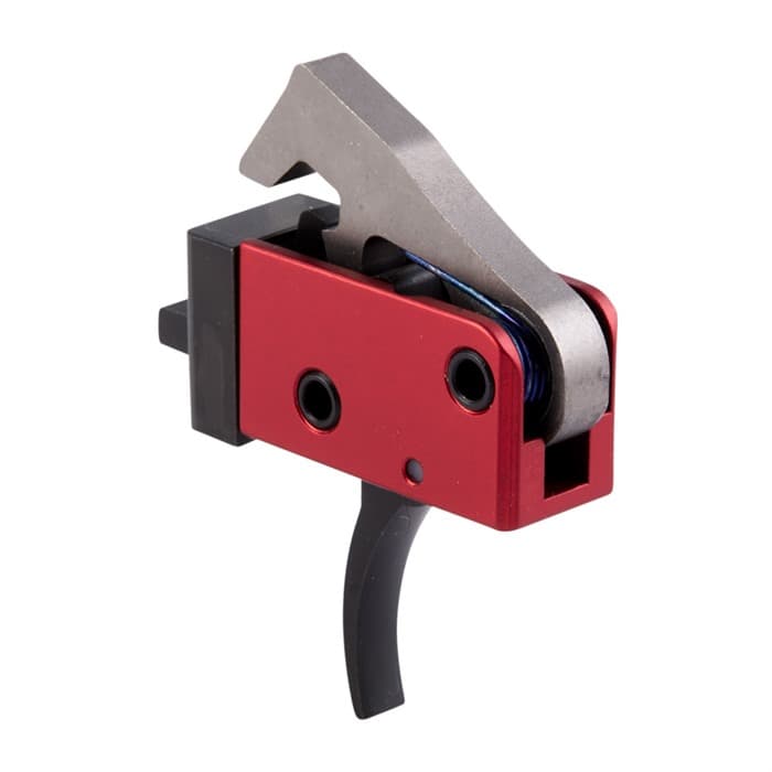 Timney Triggers PCC Trigger Two-Stage Curved Trigger 2 lbs Draw Weight Red Finish